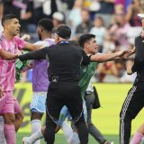 Luis Suarez s'est excusé pour son comportement à l'issue de la finale de Leagues Cup KEYSTONE/AP/Lindsey Wasson